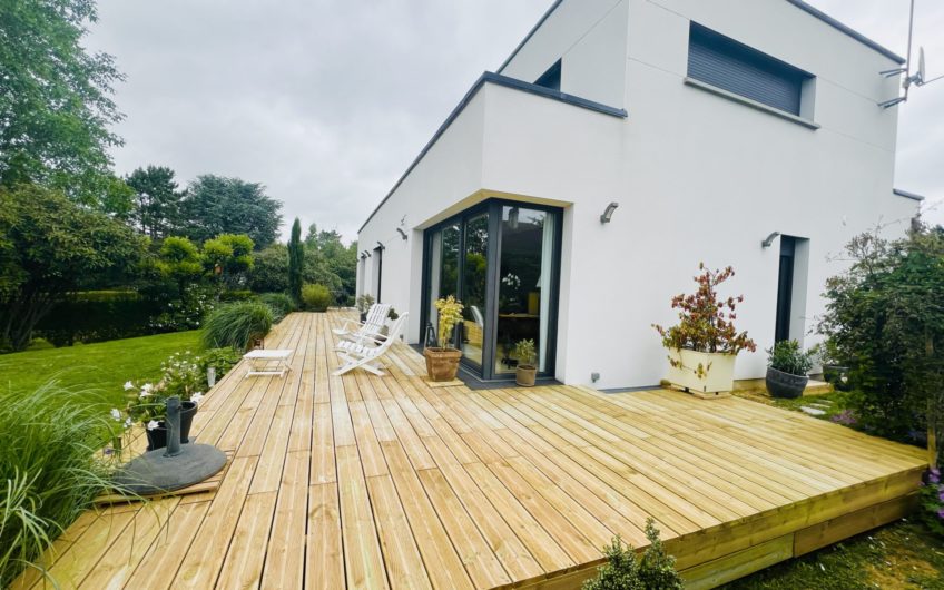 Maison contemporaine  150 m2 DURY proche CHU 3 chambres terrasse sous-sol jardin