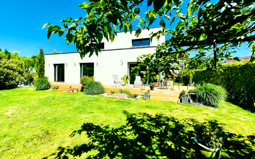 Maison contemporaine  150 m2 DURY proche CHU 3 chambres terrasse sous-sol jardin